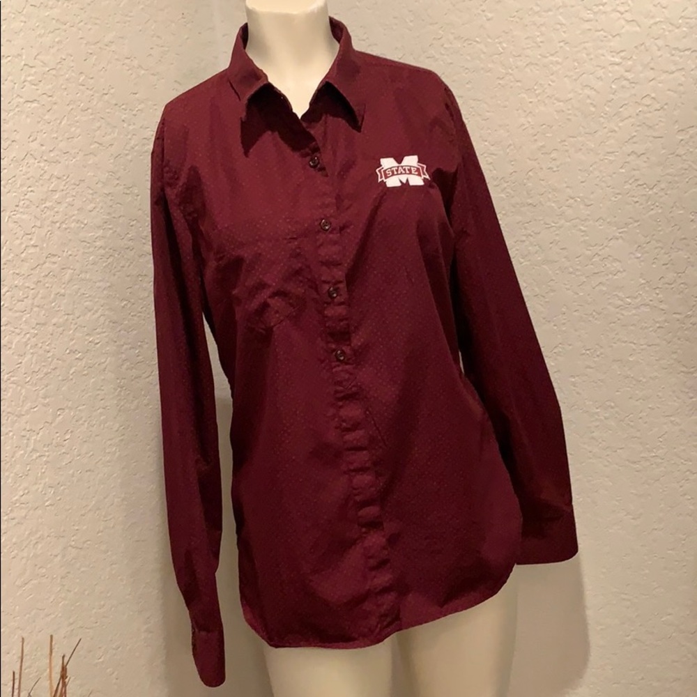 Cutter & Buck Mississippi State Button Down Shirt